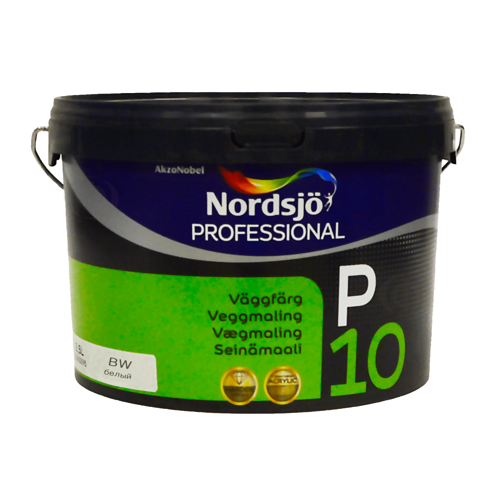 Nordsjo Professional P10 акриловая краска для стен