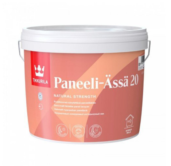 TIKKURILA Paneeli Assa 20 лак для стін та стелі
