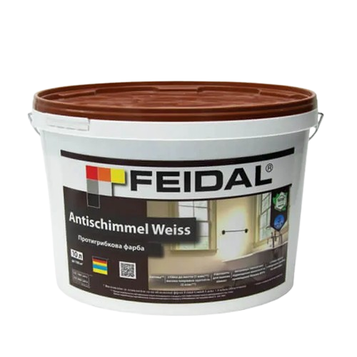 Feidal Antischimmel Weiss матовая акриловая противогрибковая краска 10л