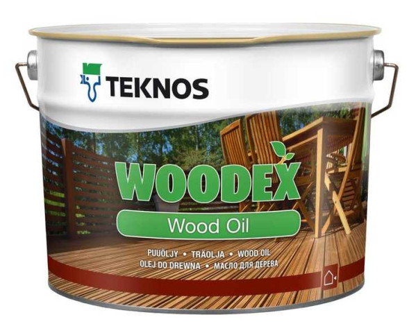 Teknos Woodex Wood Oil органорозчинна олія 9л