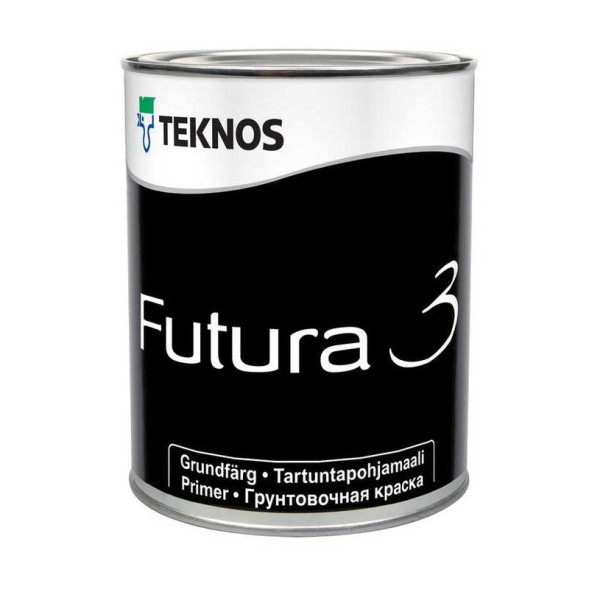Teknos Futura 3 абсолютно матова алкідна ґрунтувальна фарба 9л