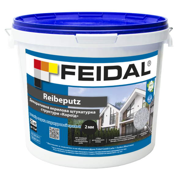 Feidal Reibeputz акриловая штукатурка короед 25кг