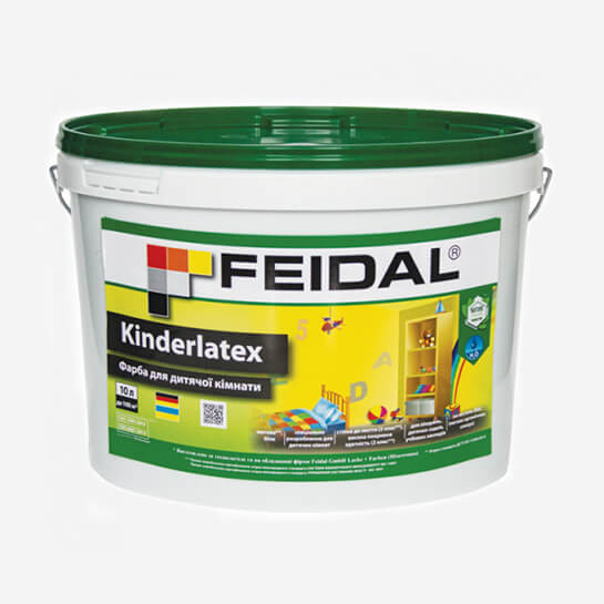 Feidal Kinderlatex акрилова фарба для інтер'єру 10л