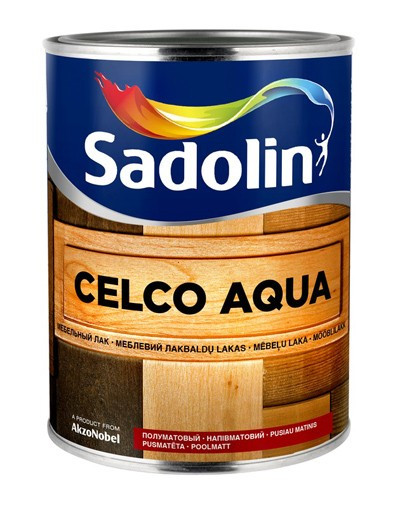 SADOLIN CELCO AQUA Колеруемый лак для стен 2.5л