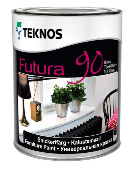 Teknos Futura 90 абсолютно глянсова уретано-алкідна фарба 9л