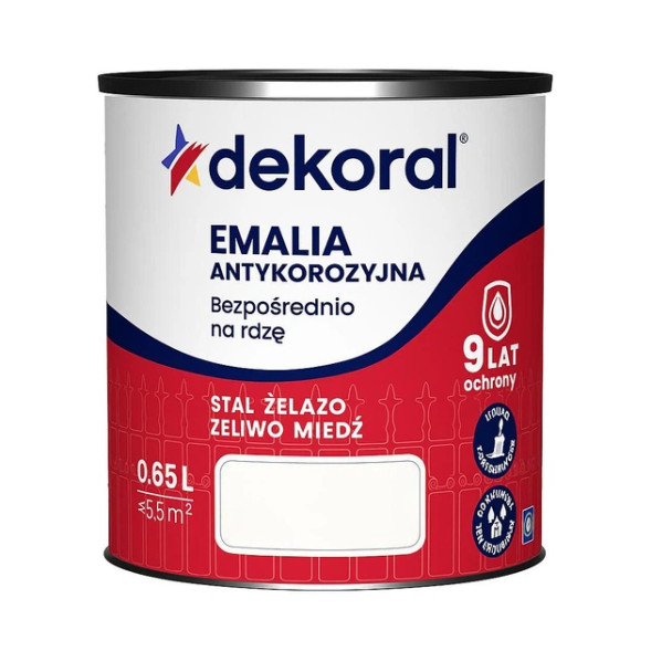 Decoral Emalia антикорозійна емаль полумат 0.65л