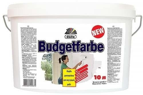 Dufa Budgetfarbe водно-дисперсійна фарба для стін та стель 10л