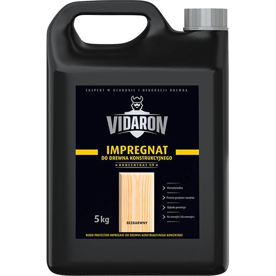 Vidaron impregnat для защиты древесины от насекомых и грибков (концентрат 1: 9) 5кг