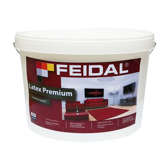Feidal Latex Premium глубокоматовая бел краска стойкая к мытью