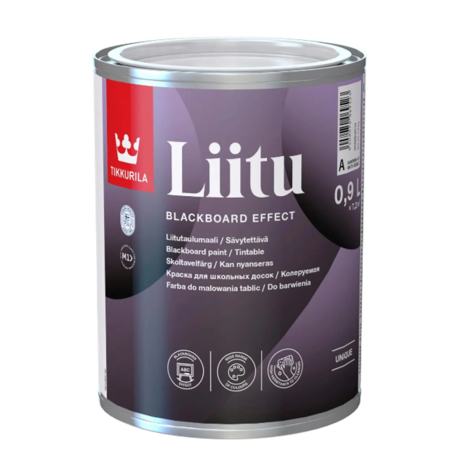 TIKKURILA Liitu фарба для шкільних дощок 0,9л