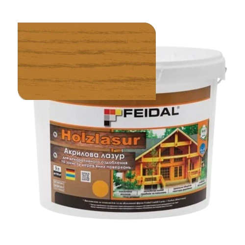 Feidal Holzlasur Орегон акрилова лазур для дерева 9л