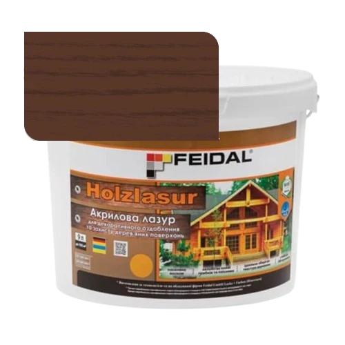 Feidal Holzlasur Тик акрилова лазур для дерева 9л