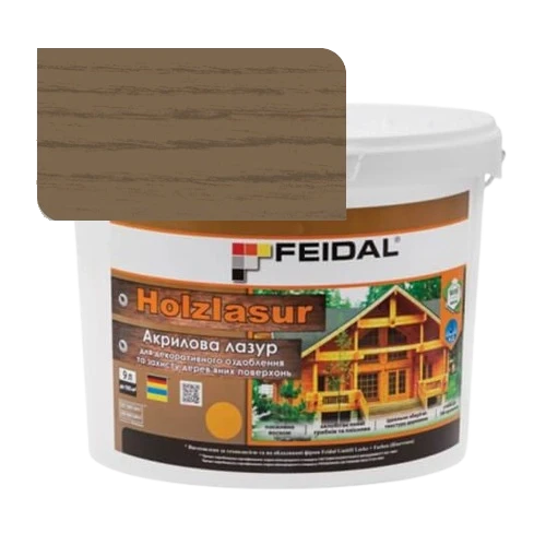Feidal Holzlasur Горіх акрилова лазур для дерева 9л