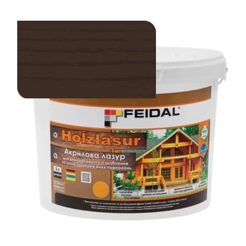Feidal Holzlasur Палісандр акрилова лазур для дерева 9л