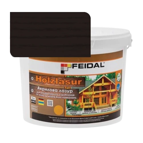 Feidal Holzlasur Венге акрилова лазур для дерева 9л