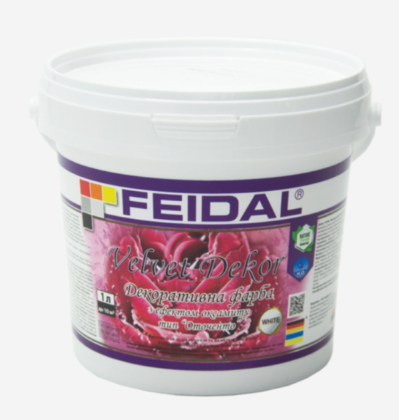 Feidal Velvet Dekor декоративная интерьерная краска 1л