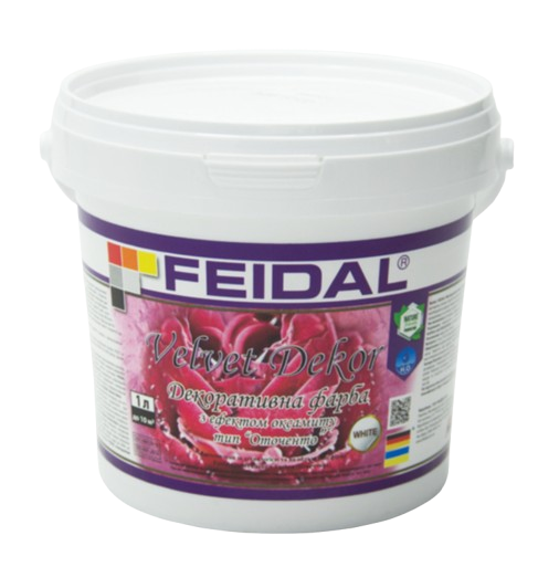 Feidal Velvet Dekor декоративная интерьерная краска 1л
