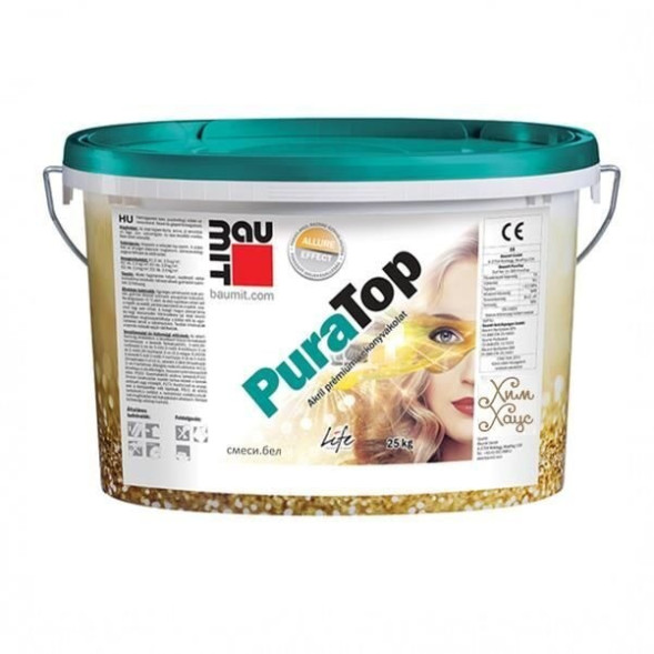 Baumit PuraTop штукатурка насыщенных цветов 25 кг