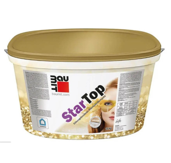 Baumit StarTop модифицированная силиконовая штукатурка 25кг