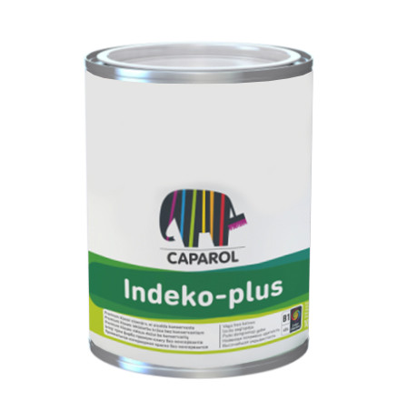 Яркобелая краска Caparol Indeko-Plus мат 1л