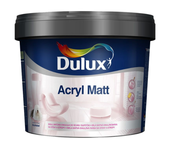 Dulux Acryl Matt Белая акриловая краска 10л