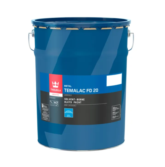 Tikkurila Temalac FD 20 напівматова антикорозійна алкідна фарба