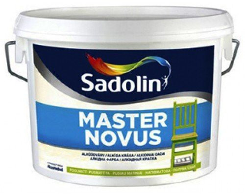 Sadolin Master Novus алкідна фарба для дерев'яних та металевих поверхонь 10л