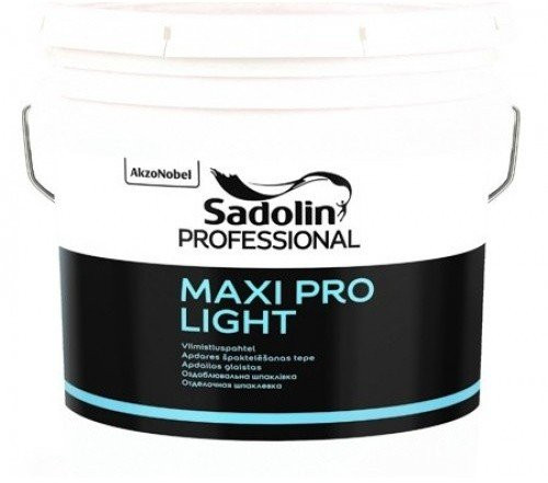 Sadolin Maxi Pro Light легкая шпаклевка для сухих помещений 17л