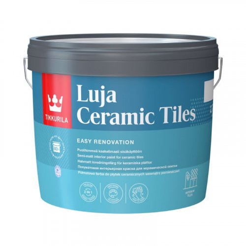 Tikkurila Luja Ceramic Tiles краска для керамической плитки 2.7л