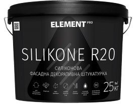 ELEMENT PRO Silikone R20 декоративная штукатурка для систем утепления фасадов 25кг