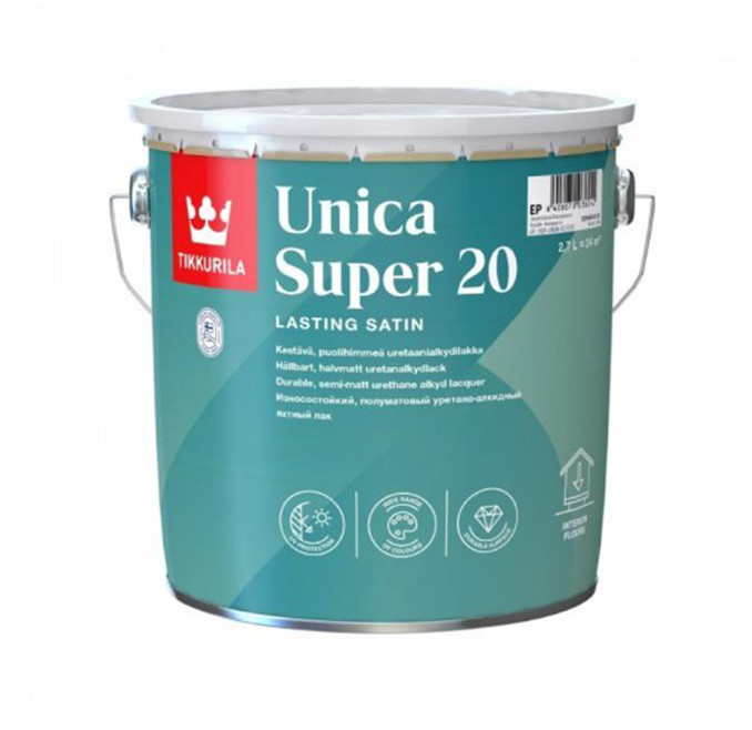 TIKKURILA Unica Super 20 лак для човнів 2.7л