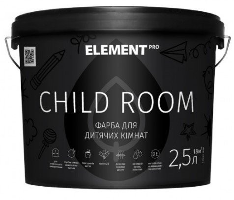 ELEMENT PRO Child Room латексна фарба для дитячих кімнат 10л