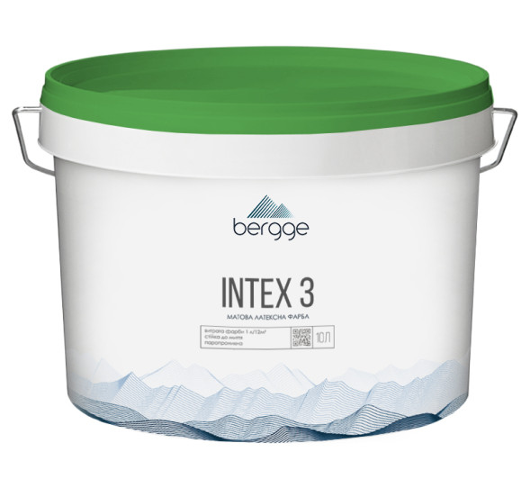 Bergge Intex 3 износостойкая латексная краска