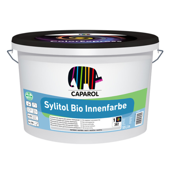 Caparol Sylitol Bio-Innenfarbe краска для стен и потолков 10л