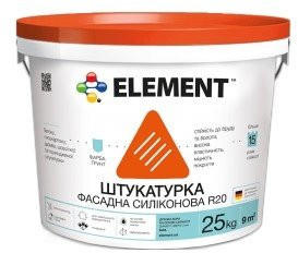 Element R20 силіконова штукатурка короїд 25кг