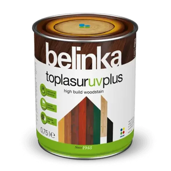 Belinka TopLasur UV Plus блакить для дерева 10л