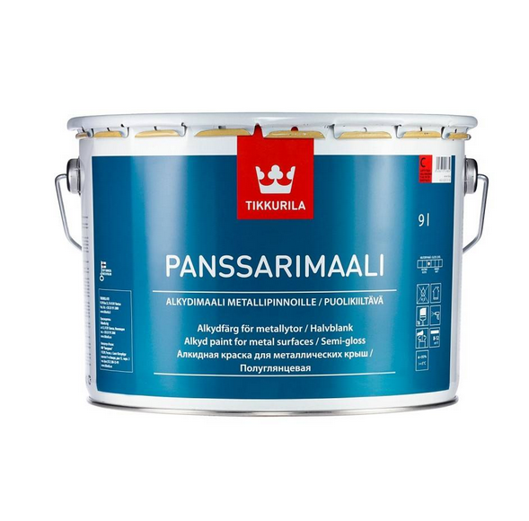Tikkurila Panssarimaali антикорозійна емаль база С 9л