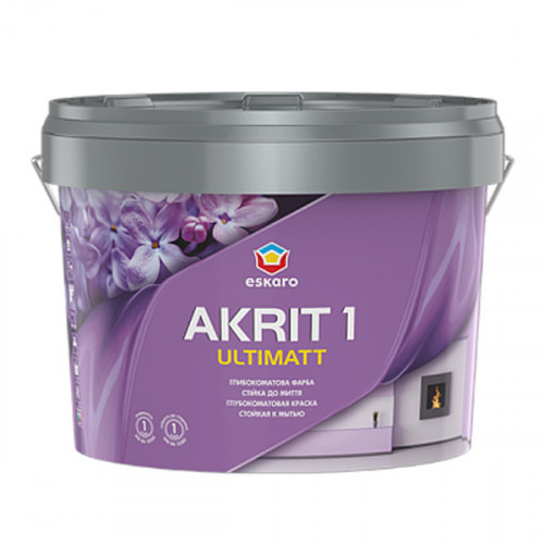 Esaro Akrit 1 краска для стен и потолков 9.5л