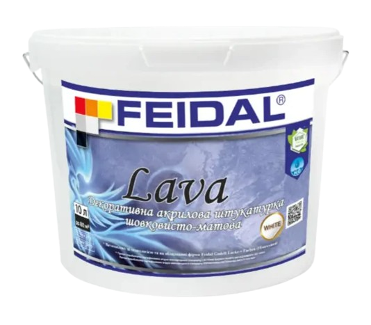 Feidal Lava матовая декоративная штукатурка 10л