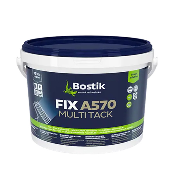 Bostik Fix A570 Multi Tack клей-фіксатор для килимових та вінілових плиток 15кг