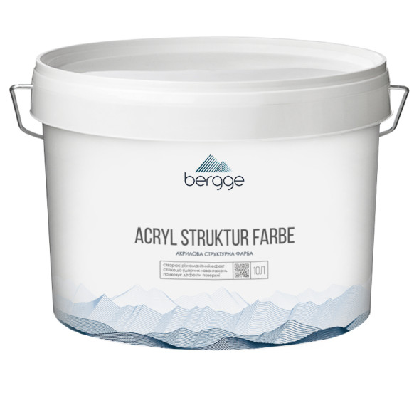 Bergge Acryl Struktur Farbe структурна фарба 10л