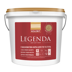 Kolorit Legenda латексна інтер'єрна фарба 0.9л