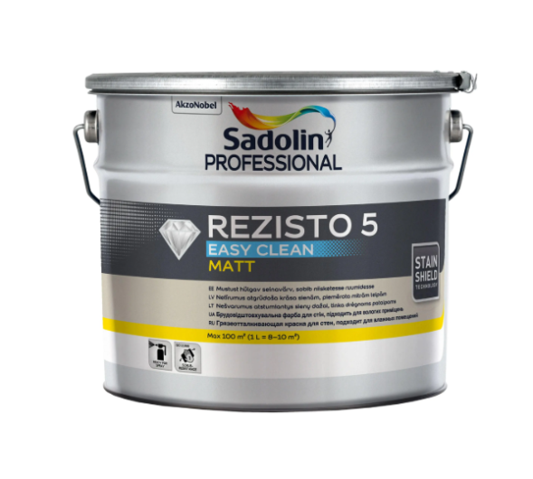 Sadolin Rezisto 5 матова акрилова фарба для стін