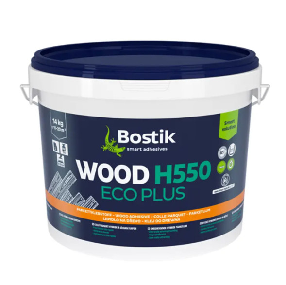 Bostik Wood H550 Eco Plus гібридний клей для паркету 14кг