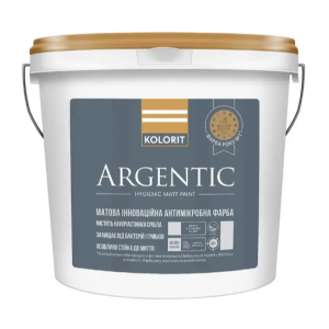Kolorit Argentic антимикробная матовая краска 0.9л