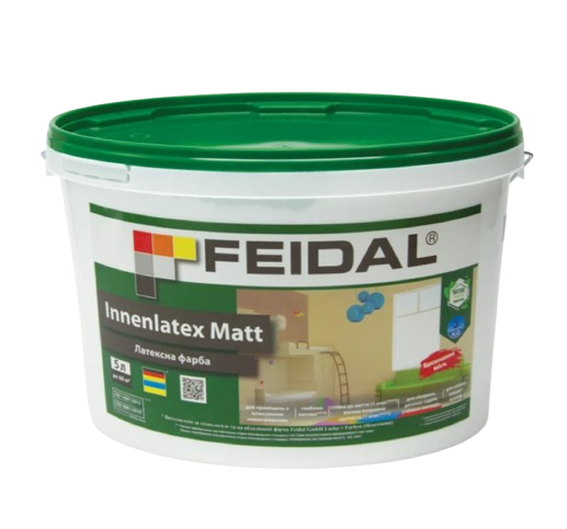 Латексная краска Feidal Innenlatex Matt белая 5л