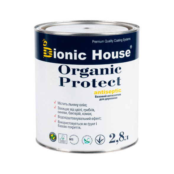 Bionic House Organic protect Грунт-антисептик для дерева