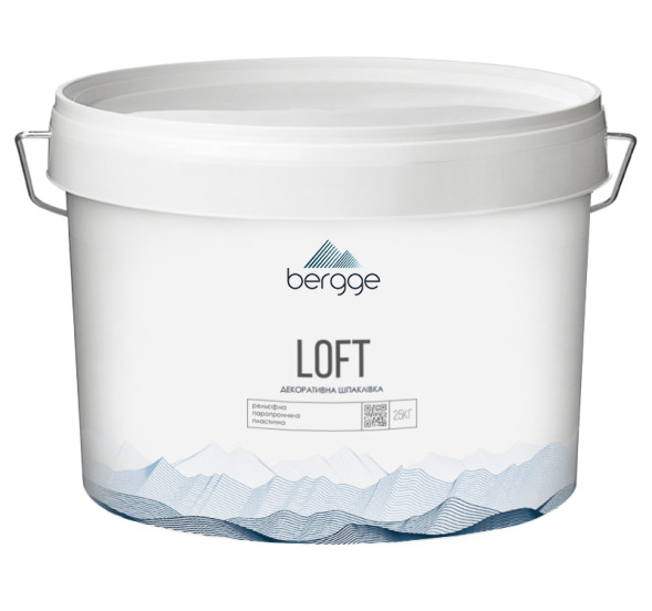 Bergge Loft декоративна шпаклівка 25кг