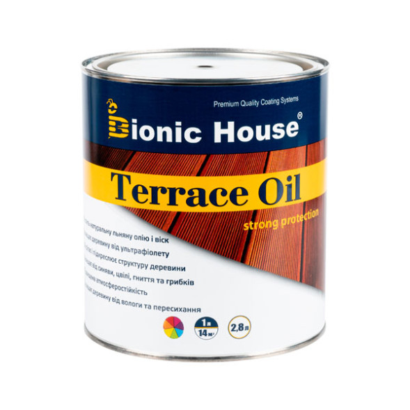 Bionic House Terrace Oil олія для терас і садових меблів