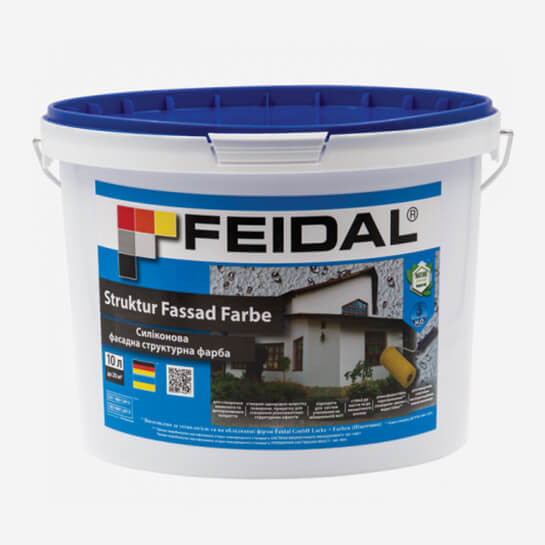 Feidal Struktur Fassad Farbе Силиконовая фасадная краска 5л